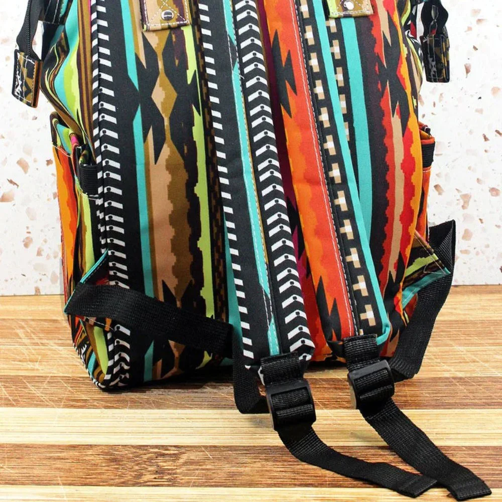 WESTERN SAN JOSE SERAPE DIAPER BAG BACKPACK
